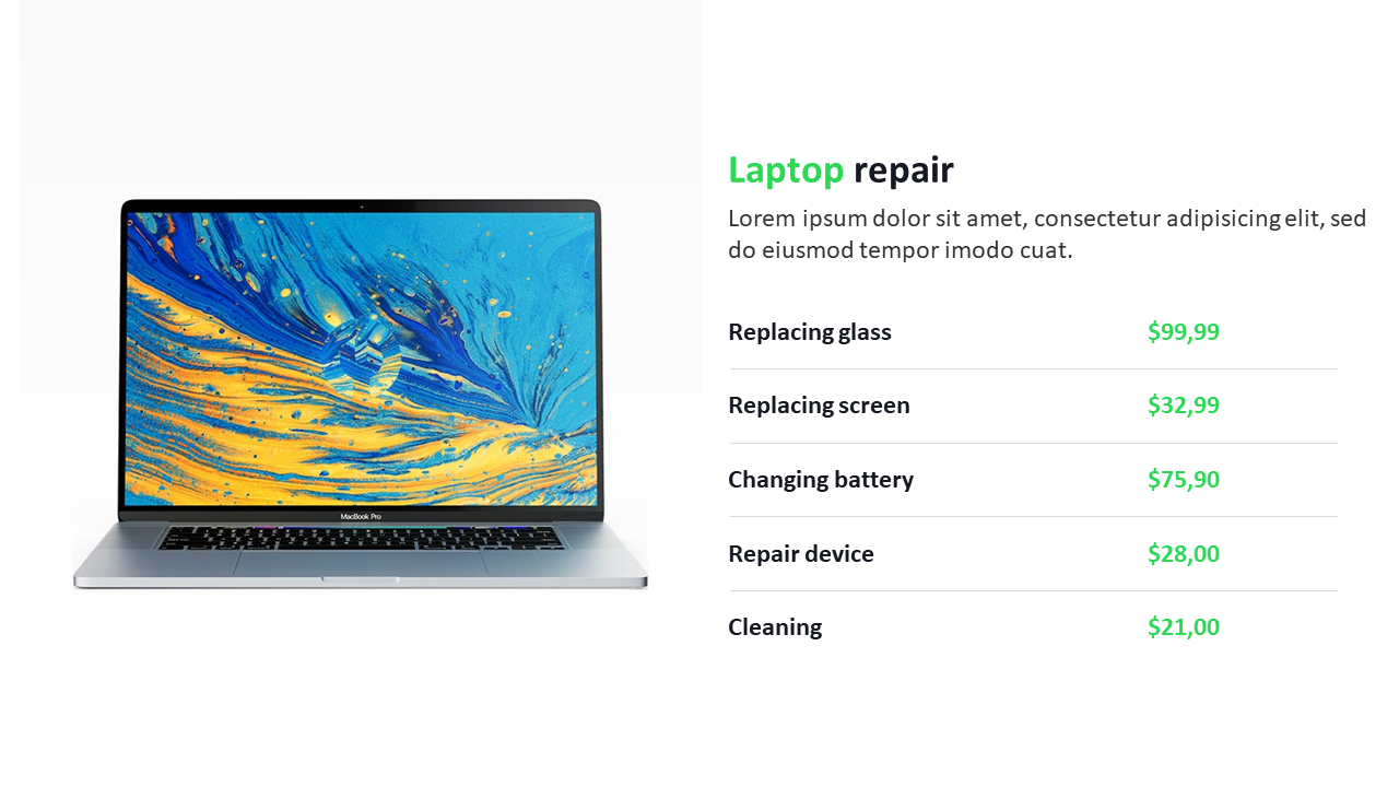 Laptop repair ppt presentation